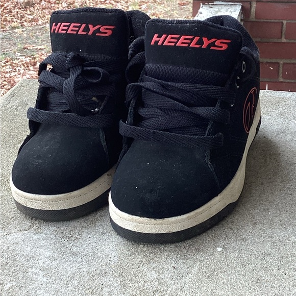 Heelys Voyager # HES10435 Walk Skate Shoe - Red / Black KIds Size 2 - Picture 3 of 6